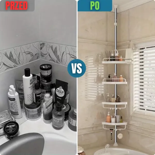 PÓŁKA ŁAZIENKOWA TELESKOPOWA